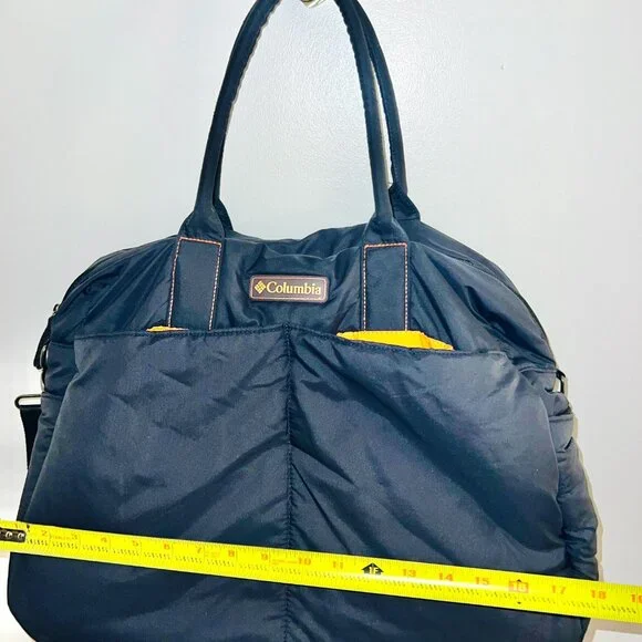 Columbia Nylon Waterproof Diaperbag Tote in Navy - Picture 2 of 7